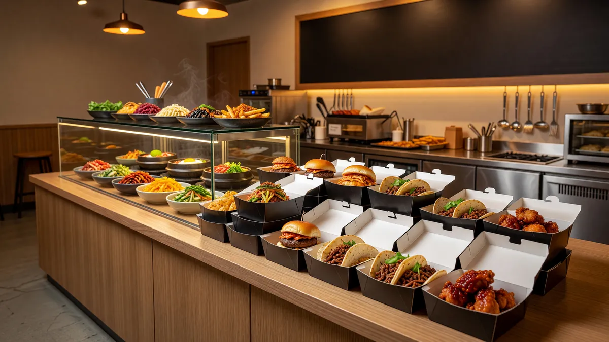 Distinctive Korean Fusion and American Comfort Food Takeout Business for Sale