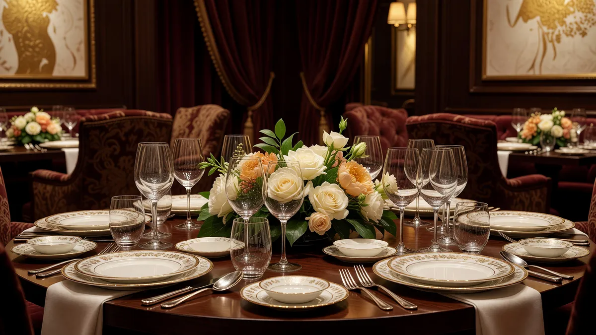 Upscale Fine Dining Establishment N1058