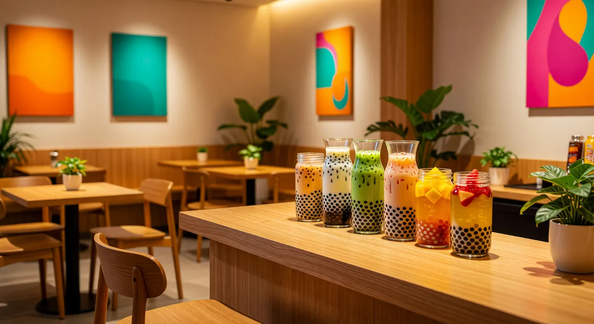 Established Franchise Boba Shop in Busy Plaza