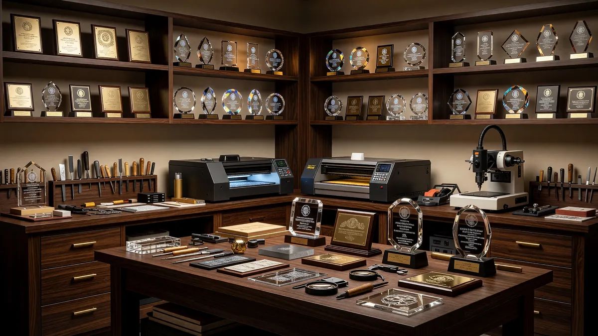 Established Awards and Engraving Business in Sacramento County