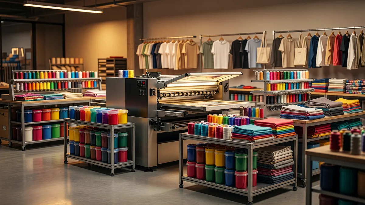 Successful Screen Printing Business with Embroidery Services