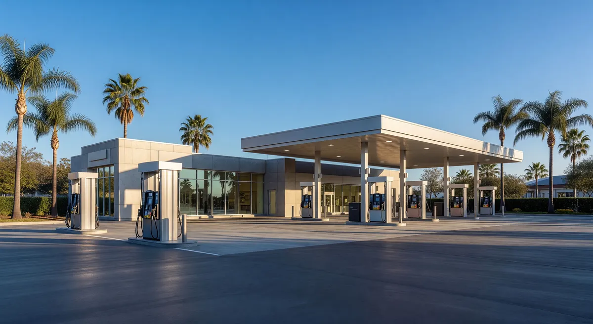 Prime Location Branded Gas Station with Property