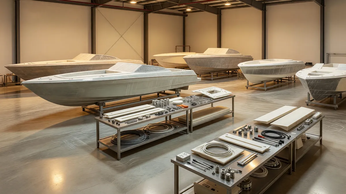 Established Boat Manufacturer with Proprietary Molds and Parts