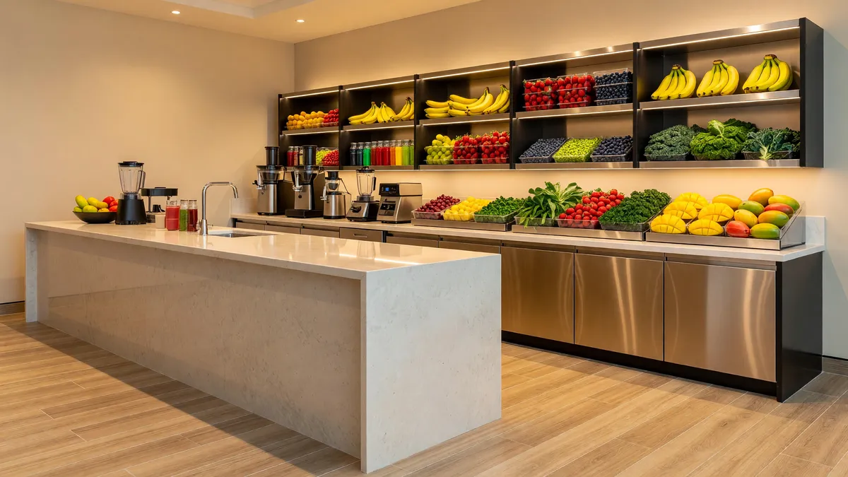 Vibrant Smoothie and Energy Drink Bar for Sale