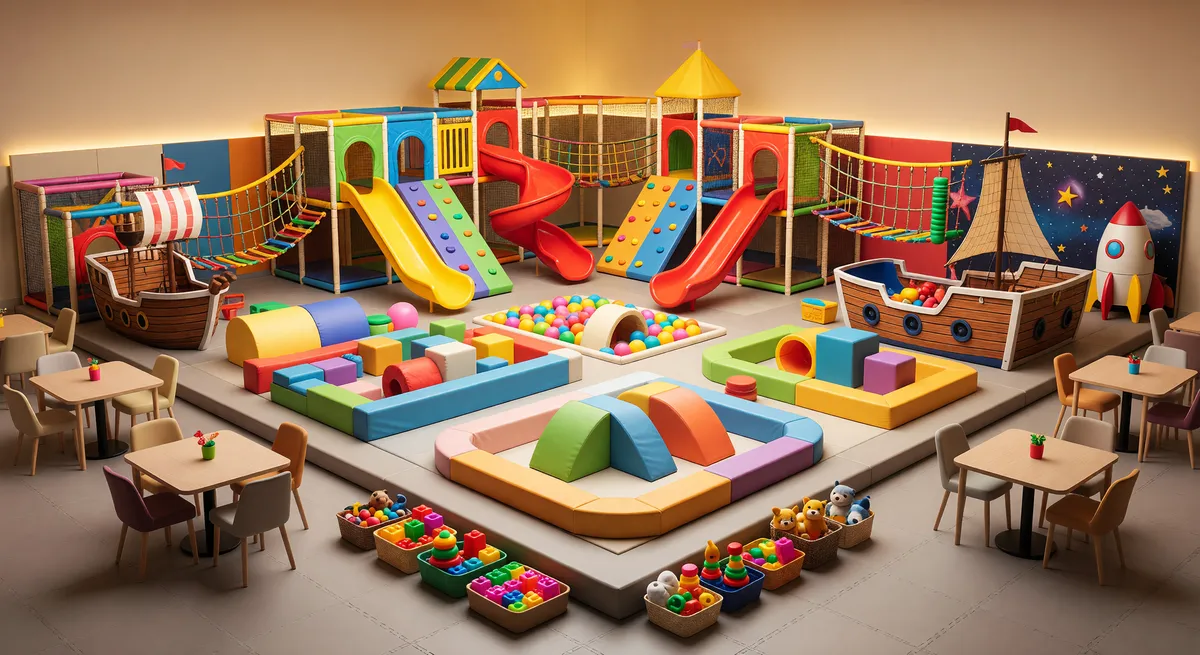 Family-Friendly Indoor Playground with Recurring Memberships