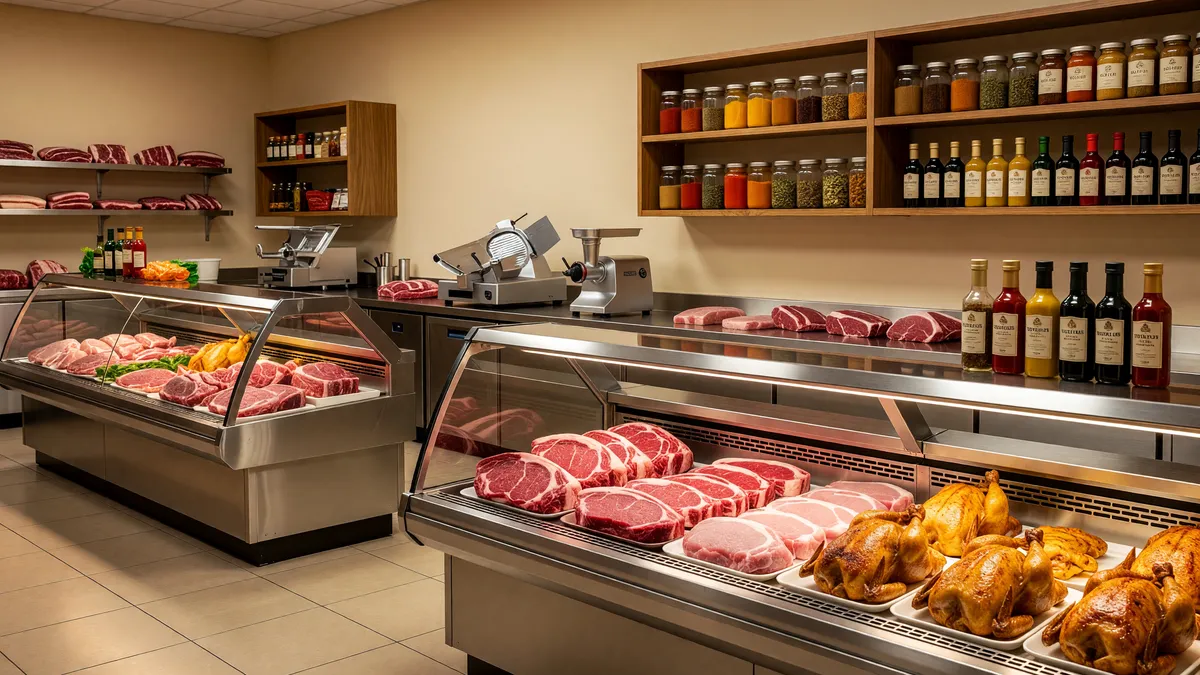 Meat Processing & Retail Butcher Shop with Optional Real Estate
