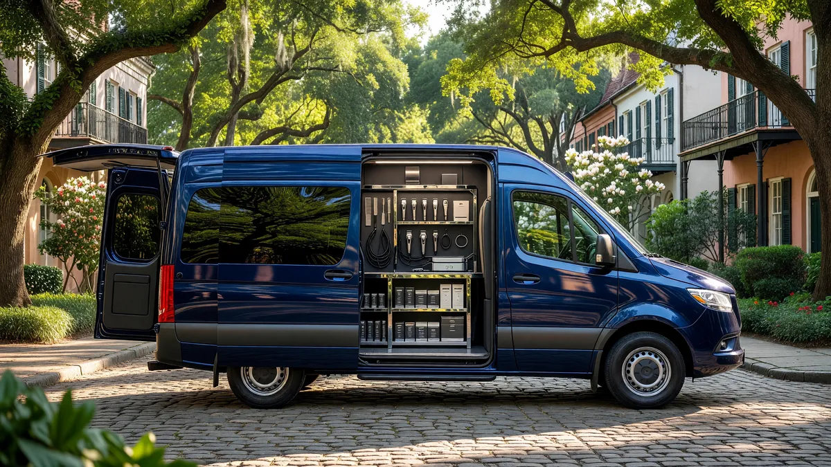 Mobile Grooming Business with Mercedes Van