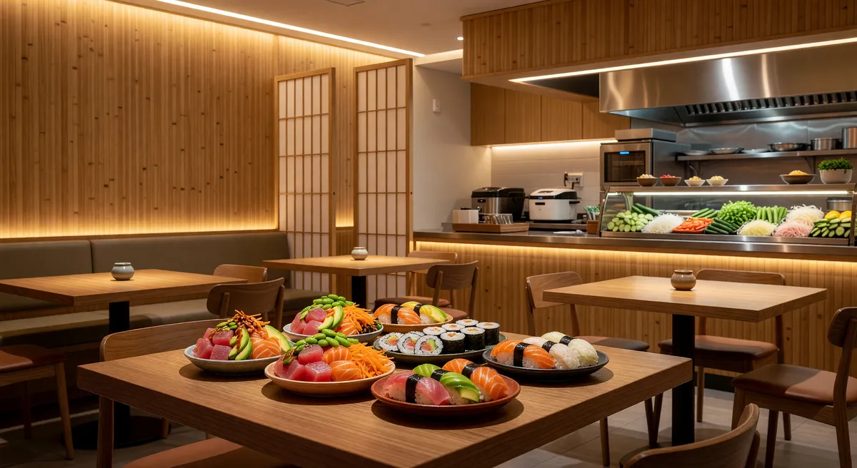 Fast Food Take-out Sushi & Japanese Restaurant (MO11842)