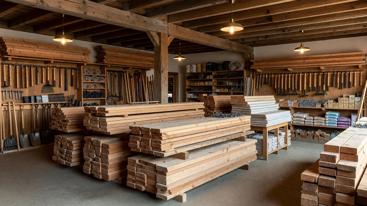 Century-Old Lumber and Building Supply Company with Real Estate for Sale