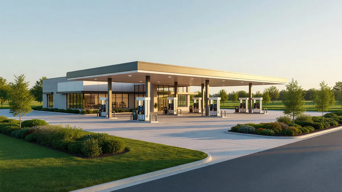 Newly Remodeled 76 Gas Station and Franchise Market with property