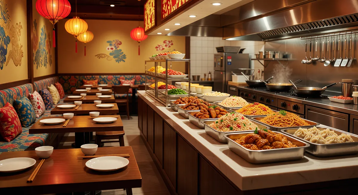 Franchised Asian Quick Eats Restaurant in Busy Mesa Shopping Center