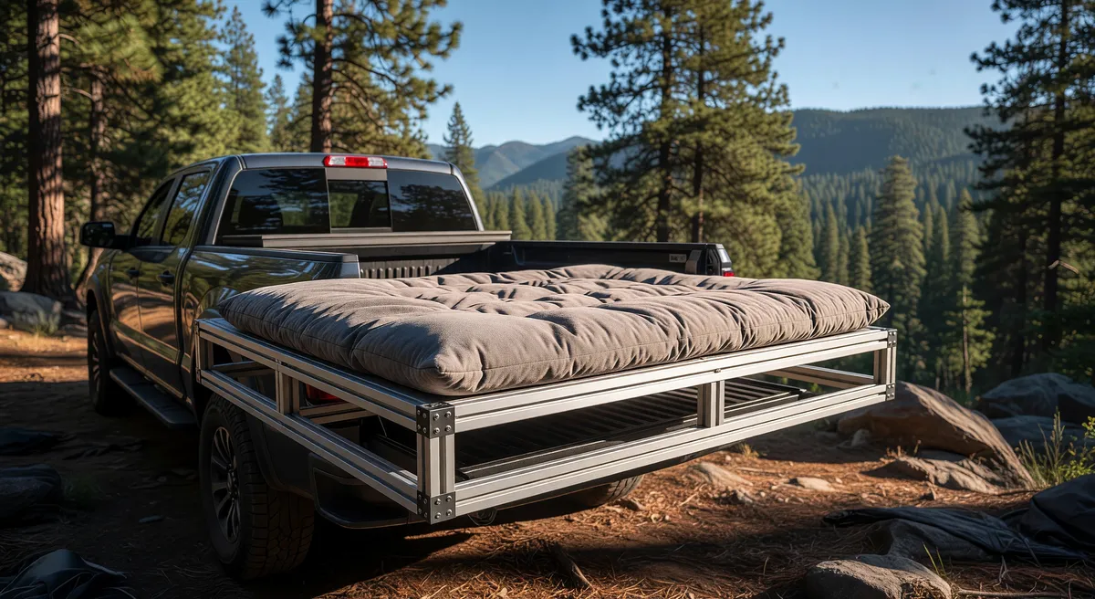 Best-in-class removable truck camping/sleep system (PO11589)
