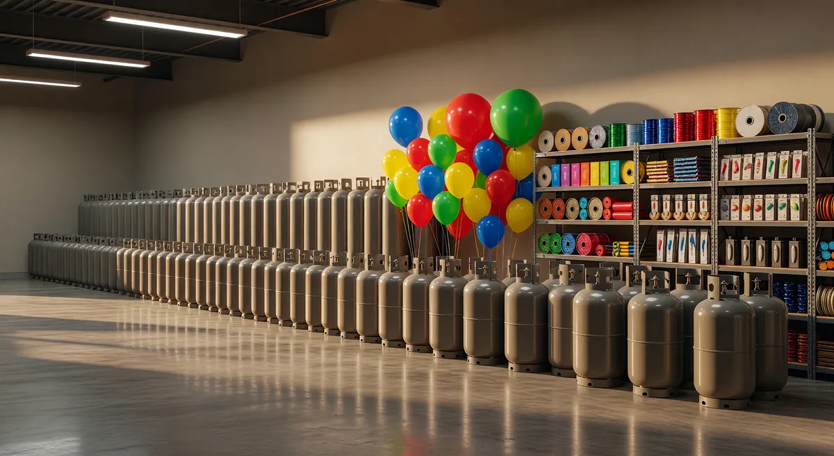 Profitable Distributor of Helium Gas and Balloons