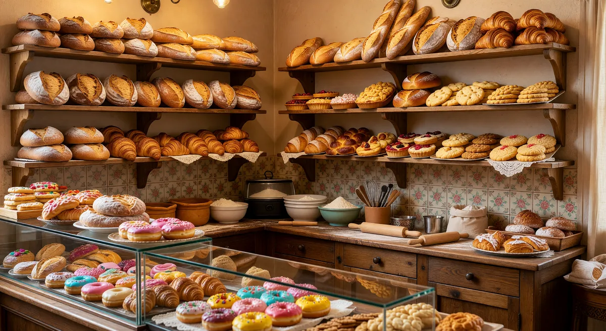 Charming European Bakery in a Tourist Destination