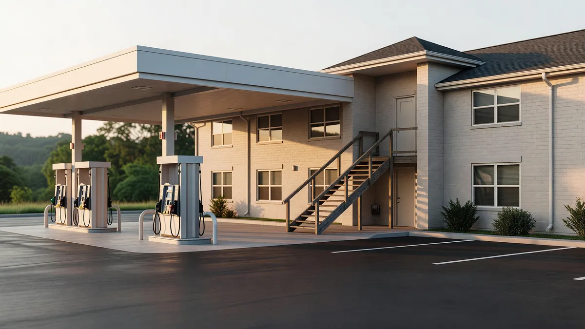Gas Station with 2-Bed Apartment in Dunlap