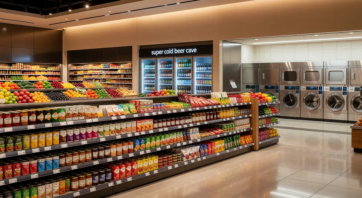Food Market with Liquor and Laundromat, Real Estate Included [Listing #226-25286]