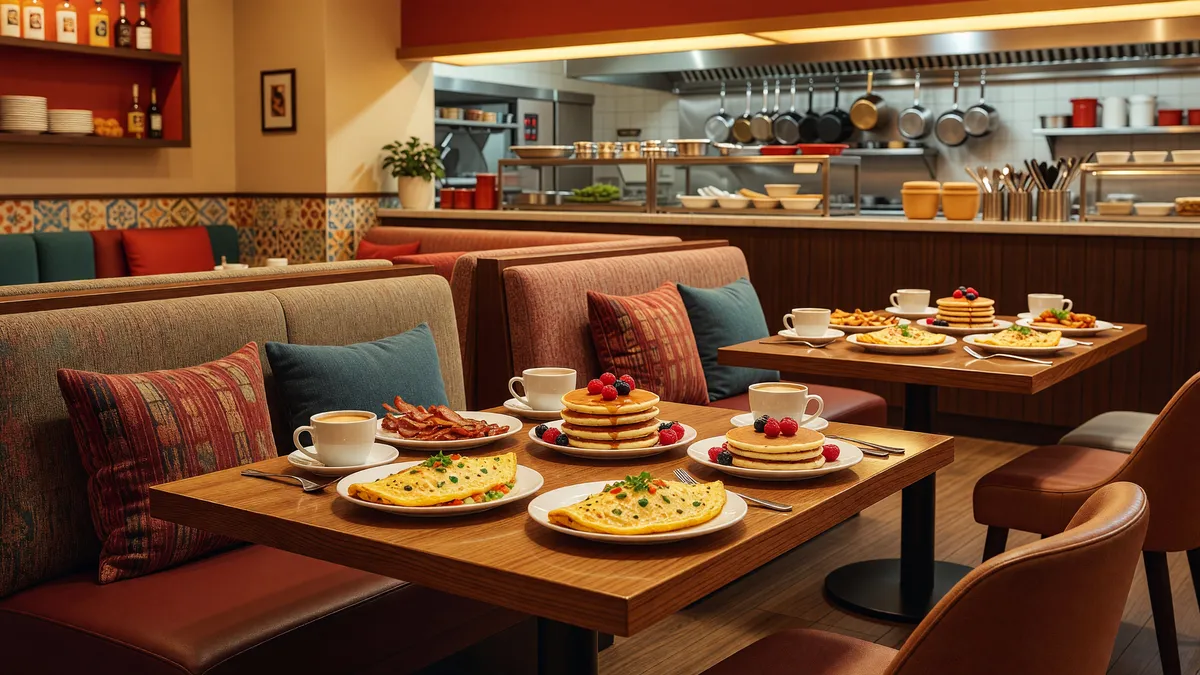 Iconic Breakfast & Lunch Restaurant with Extensive Menu