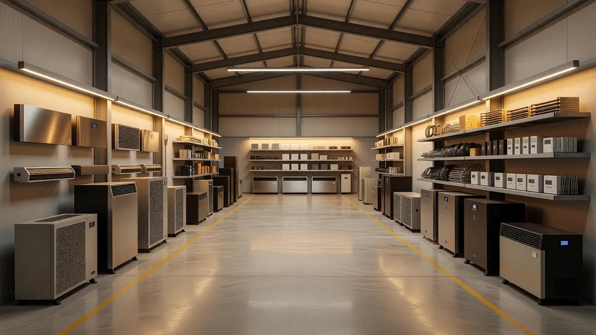 Heating equipment distributor
