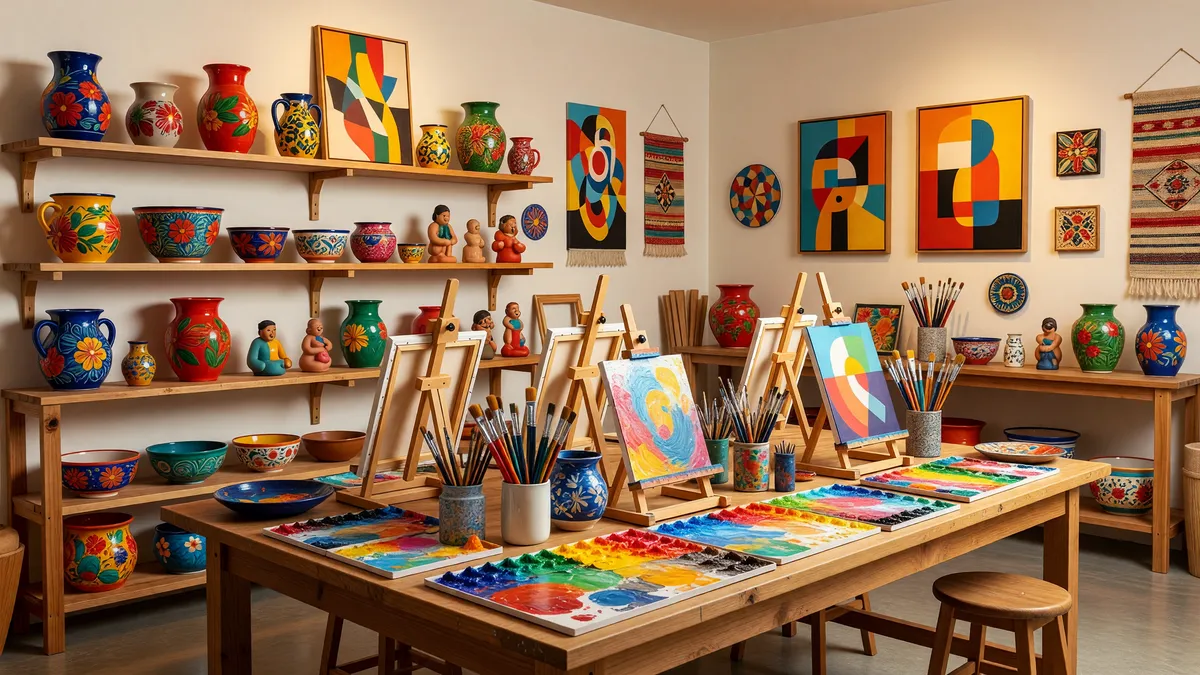 Successful Pottery Painting Studio in California