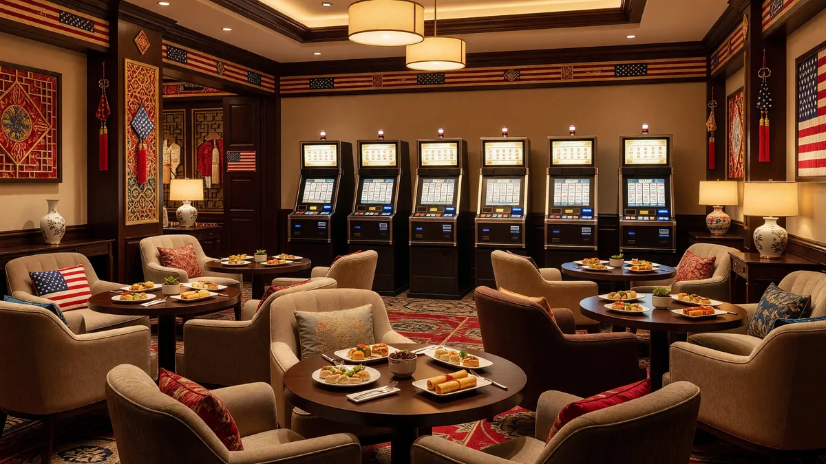 Thriving Lottery Venue with Six Machines