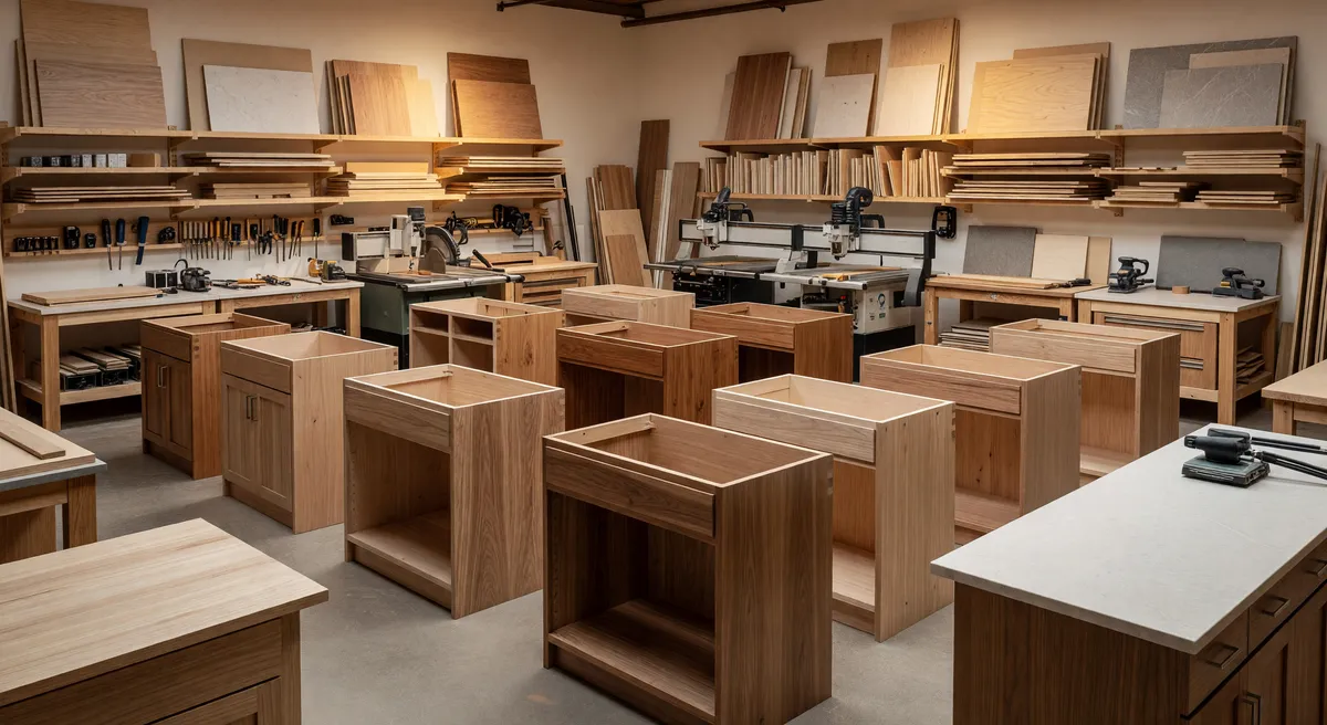 40 year old COMMERCIAL custom cabinet shop w/ $3KK in quotes out!