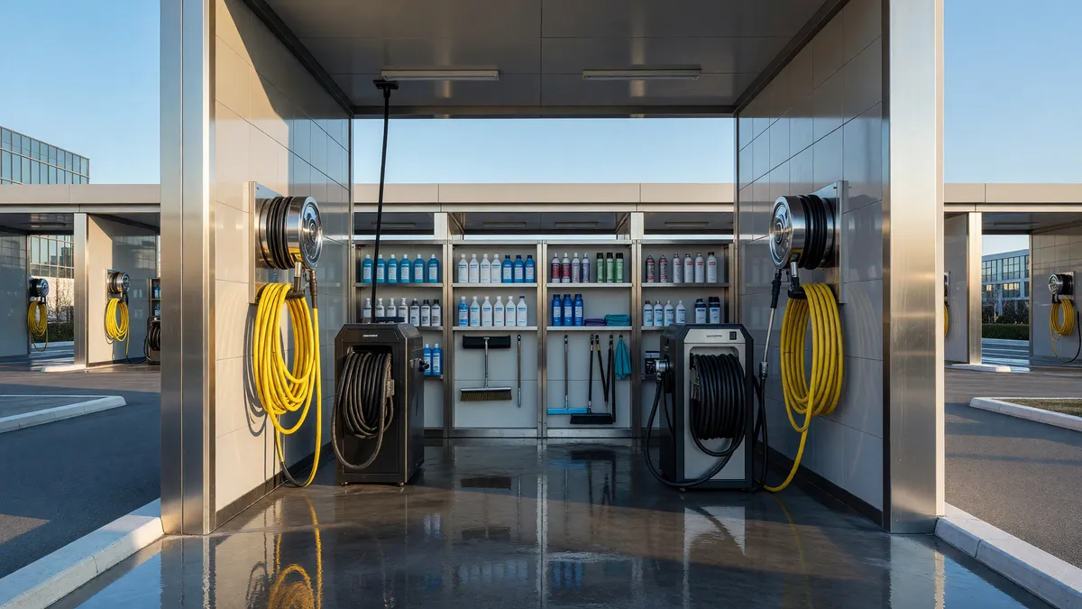 Self-Service Car Wash Business with Real Estate for Sale