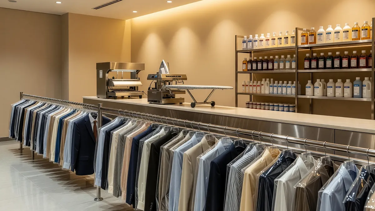Thriving Dry Cleaning Business in a Local Community