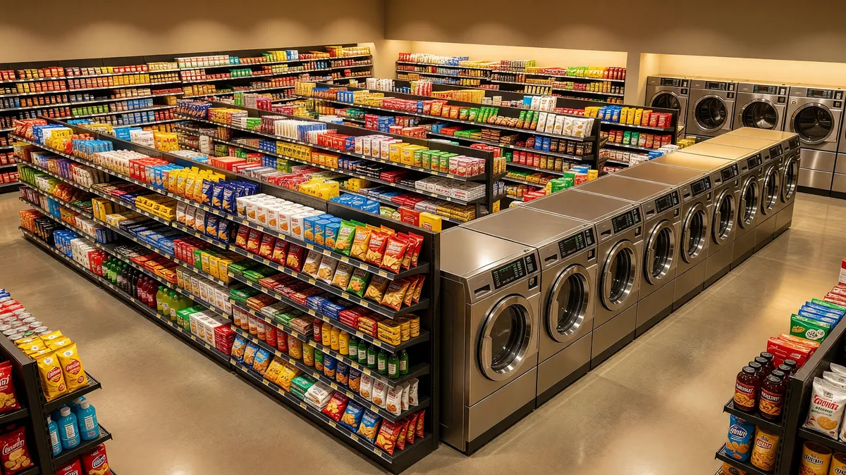 SG 11653 Texas Houston Silsbee convenience store laundromat With Property