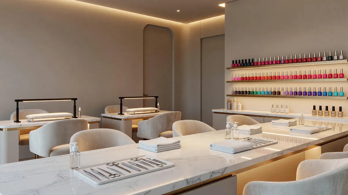 Modern Nail Studio with Subscription Program for Sale