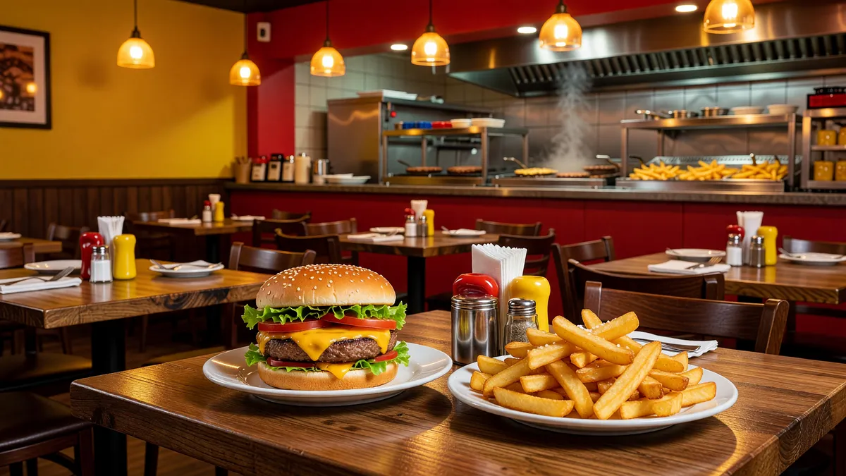 Popular Burger & Fries Spot in Tourist Hub