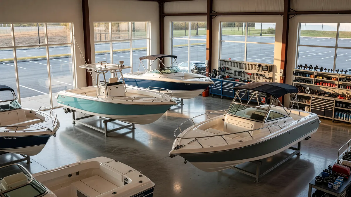 Marine Repair And Boat Sales Opportunity with Real Estate Included