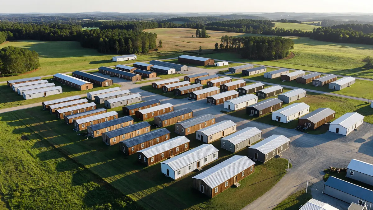 Portable Building Manufacturing Facility w/Inventory and Crew