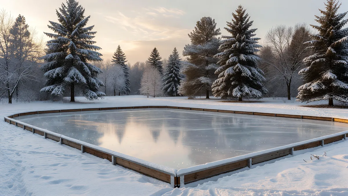 Unique Patented Products for Outdoor Ice Rink Business