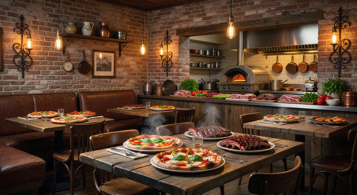 Local Favorite Pizza & Ribs Restaurant with Strong Reputation