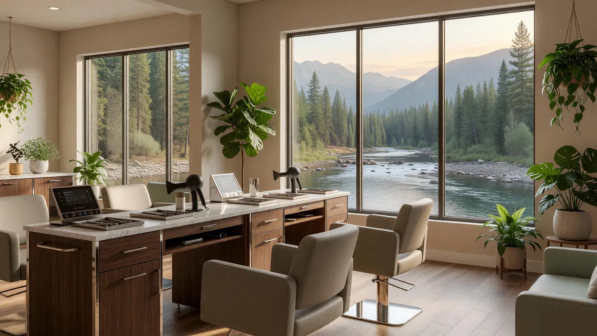 Profitable Salon of 30 Years. Riverfront Location.