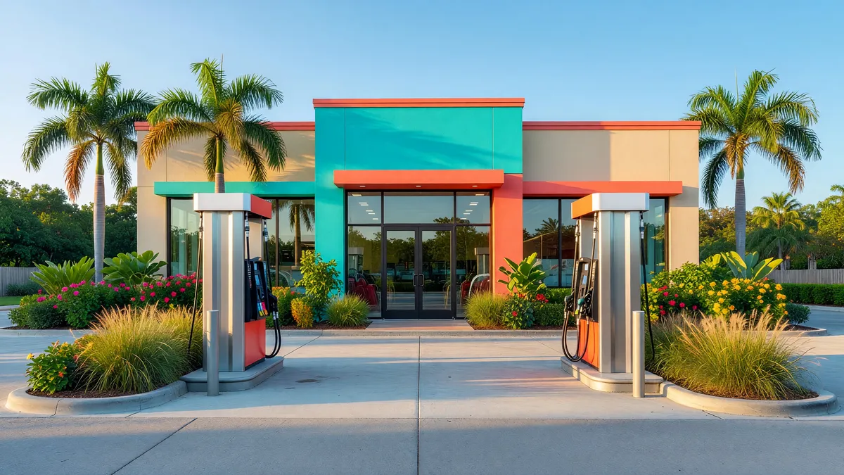 Renovated Sunoco Gas Station in Central Florida