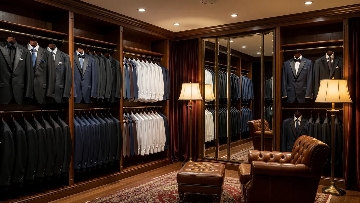 Men's Premium Clothing & Tuxedo Rental Business with Diverse Revenue Streams