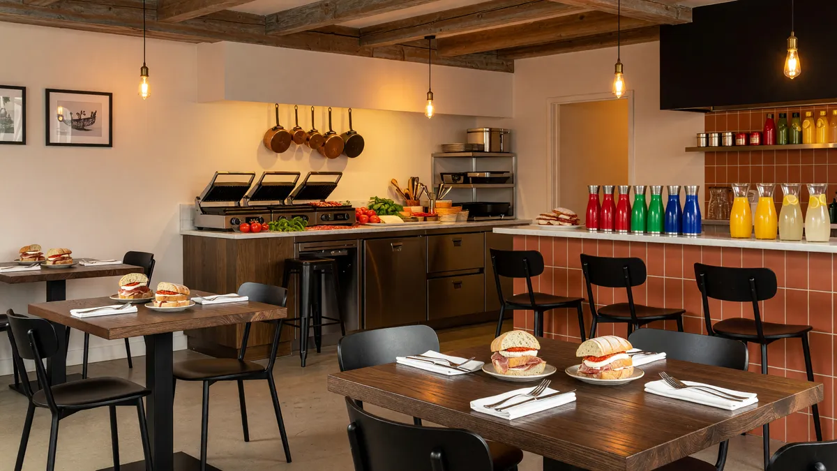 Turnkey Panini Restaurant & Beverage Bar ? Asset Sale with Full Liquor License