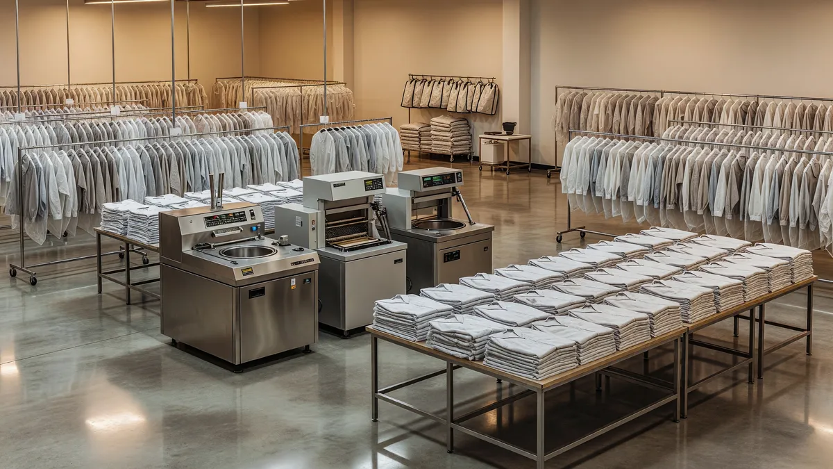 Franchised Dry Cleaner with Plant, 5 Stores & Delivery Routes