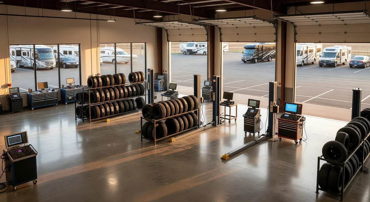 Auto Repair and Tire Center with RV Rental Opportunity