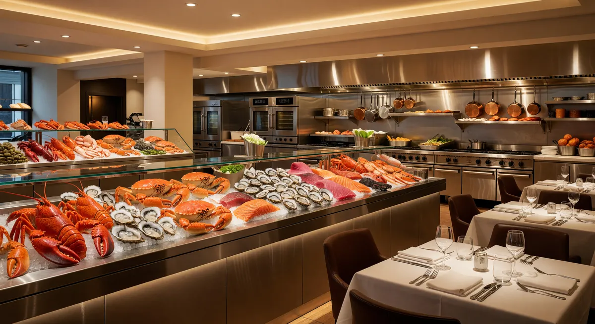 Seafood Market and Restaurant with Real Estate for Sale