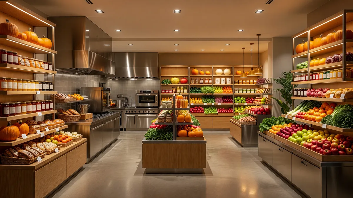 Thriving Community Market with Commercial Kitchen