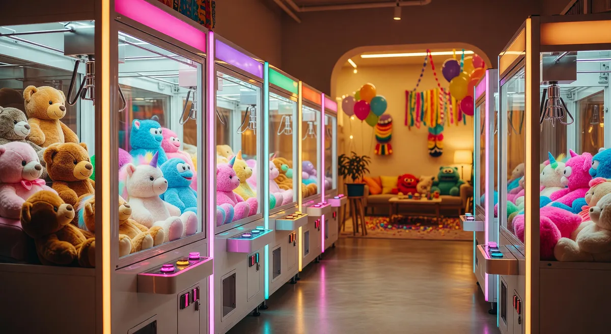 Lucrative Claw Machine Arcade with Private Party Room in Central Las Vegas