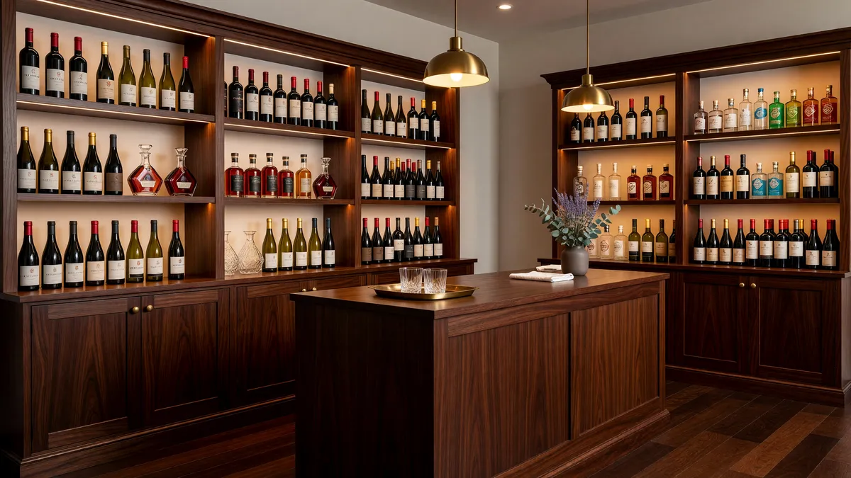 Boutique Wine & Spirits Shop with Liquor License