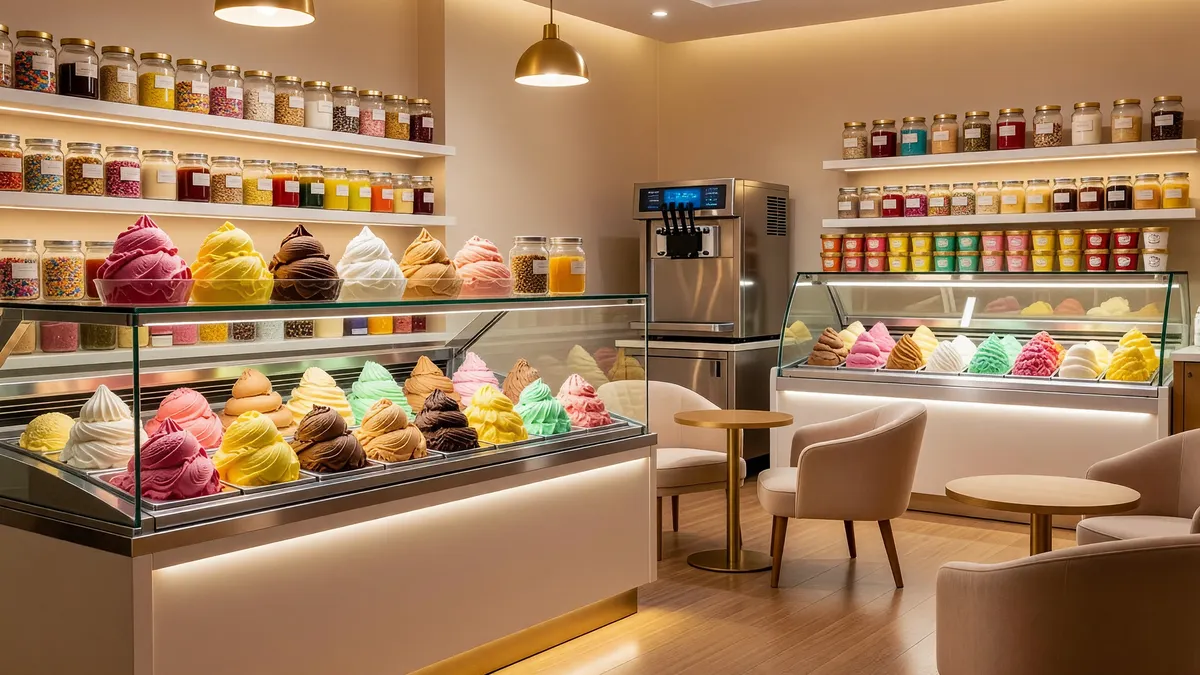 Popular Frozen Dessert Retailer - Excellent Profit Margins!