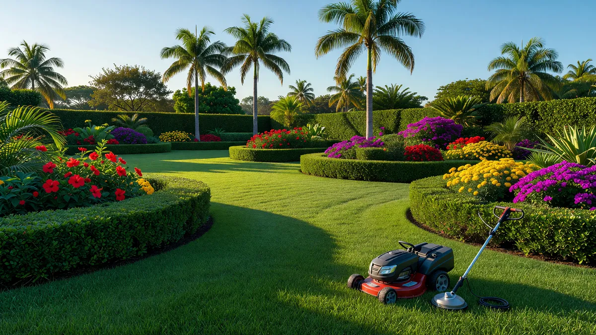Commercial lawn maintenance - Miami and Broward
