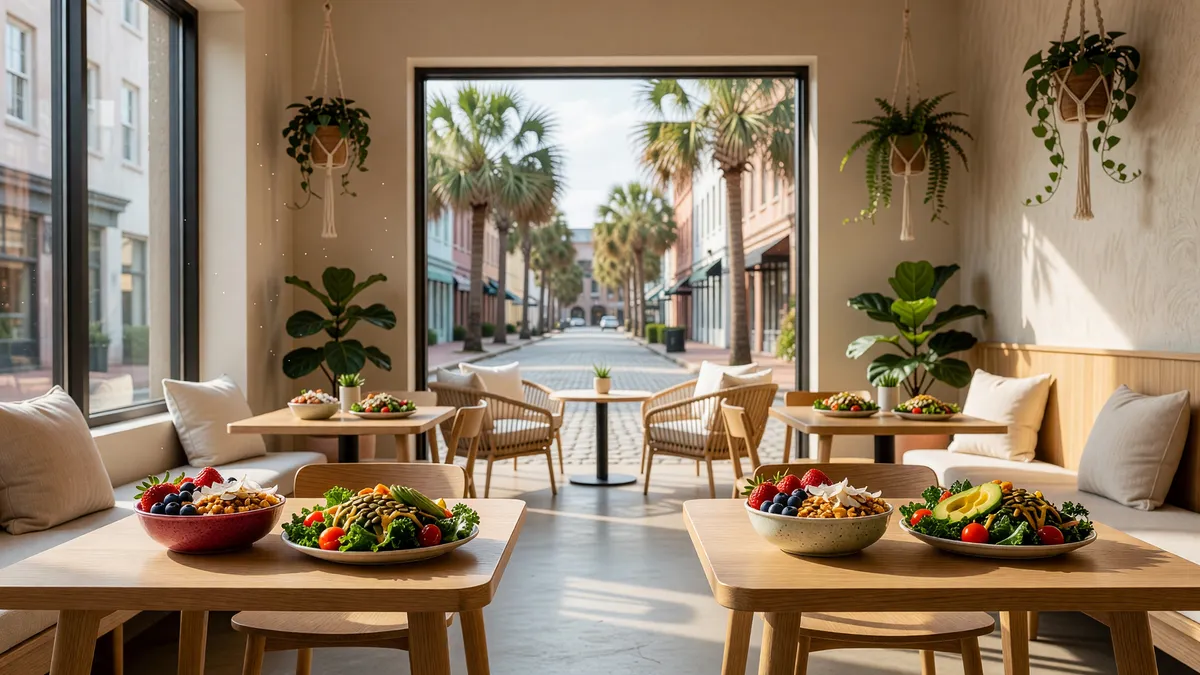 Health-Focused Cafe in Charleston