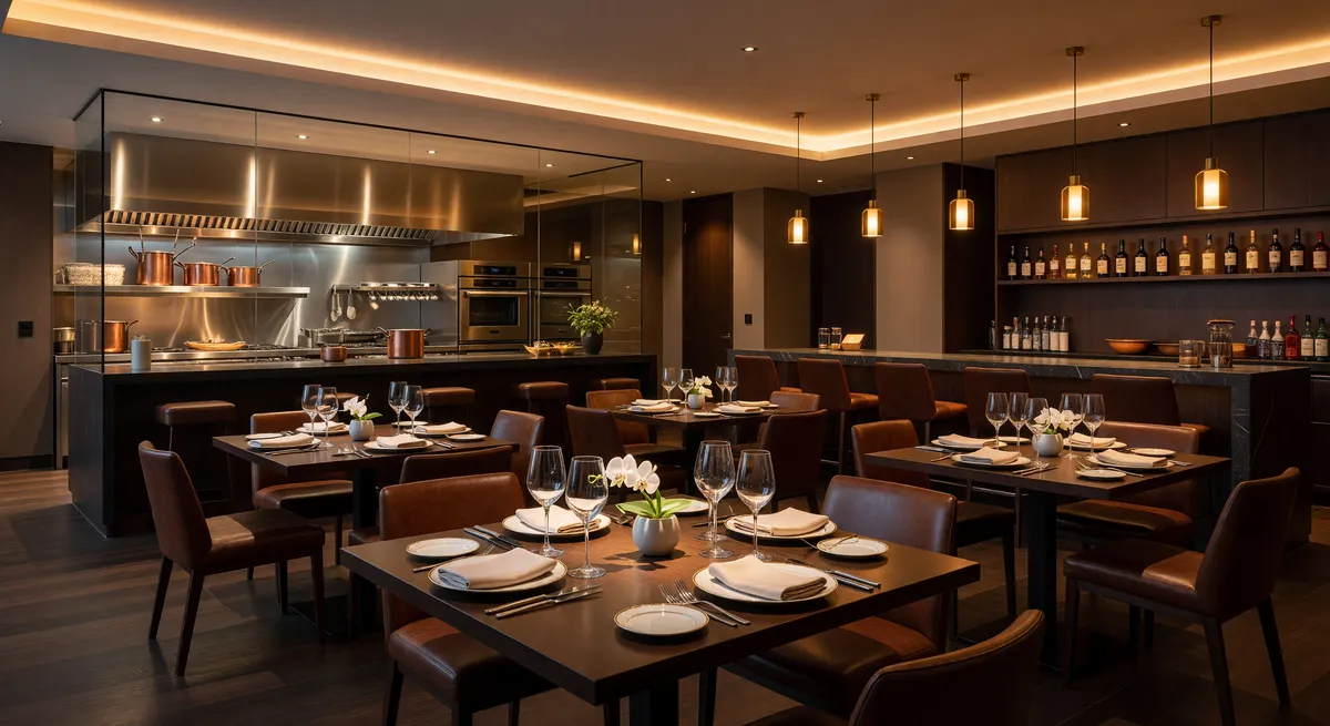 Innovative Dining Experience in a Busy Area