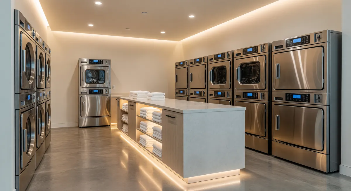 Turnkey, Modern Coin Laundry with Real Estate