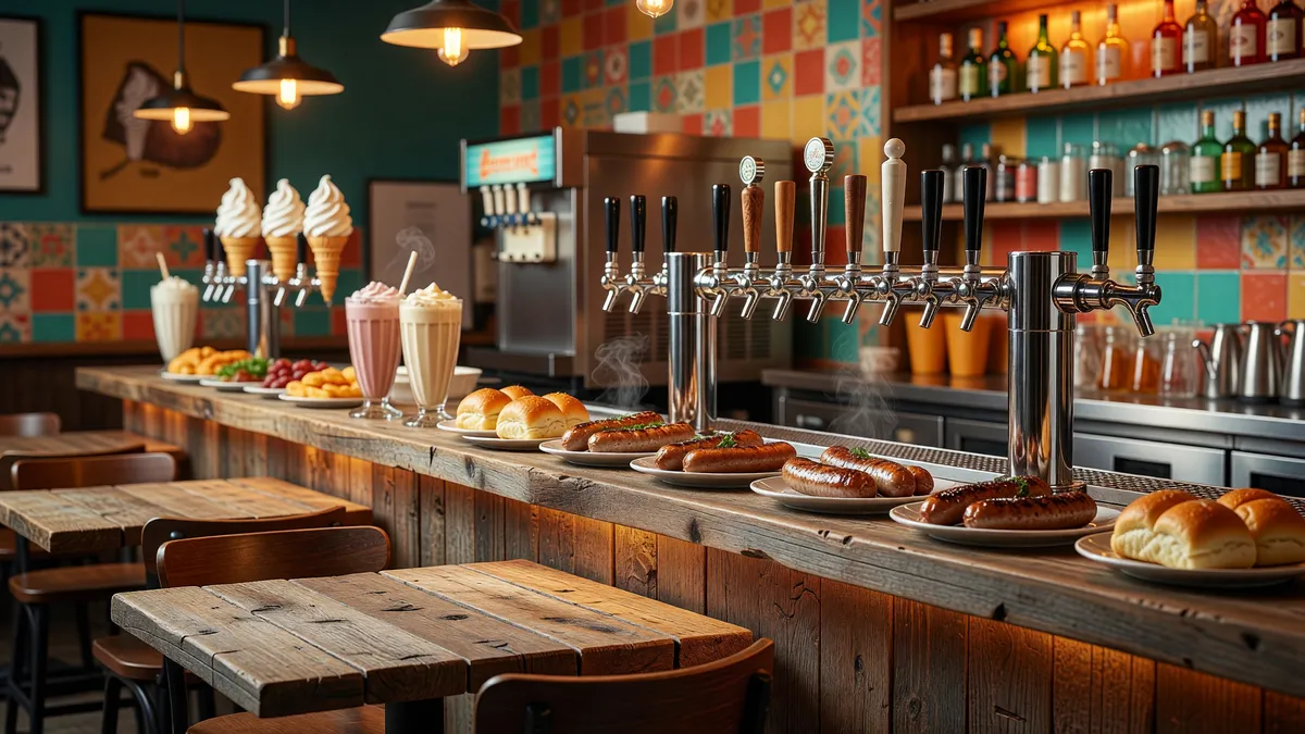 Thriving Dog Haus Biergarten in Austin